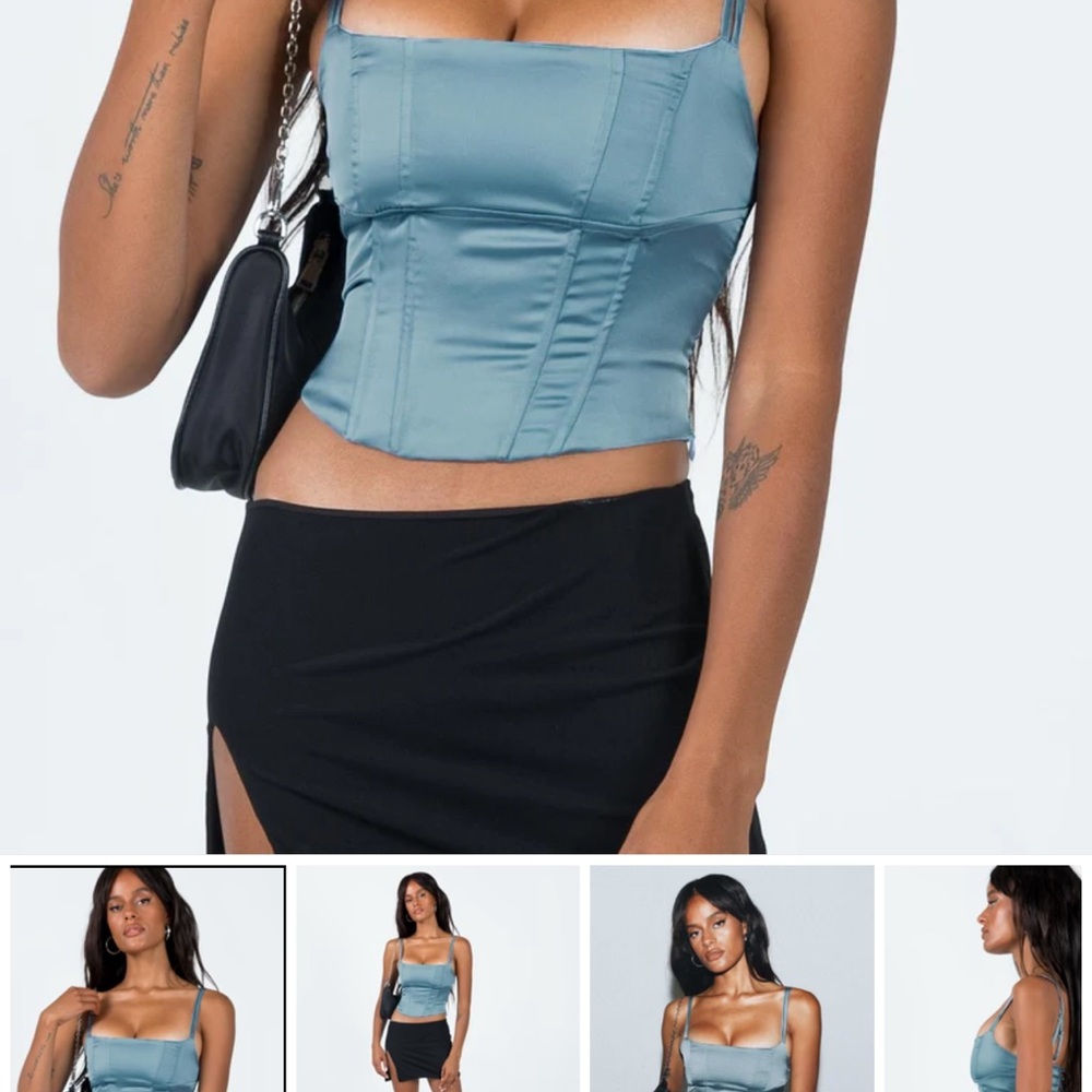 Princess Polly Blue Women's Top